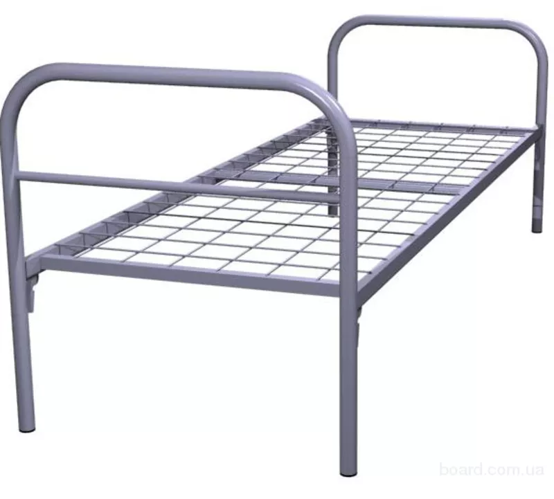 Двухъярусные железные кровати,  для казарм,  металлические кровати с ДСП 3